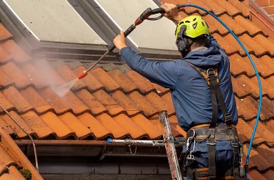 Démoussage et hydrofuge de toiture à Sarrancolin